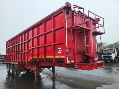 2009 Swan Triaxle Bulk Scrap Spec Tipping Trailer