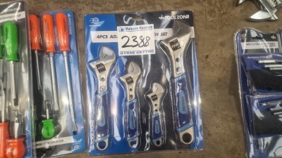 4pc Adjustable Spanner Set