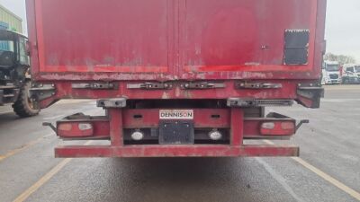 2015 Dennison Triaxle Curtainsider Trailer - 8