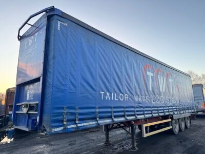 2012 Montracon Curtainsider Triaxle Trailer - 2