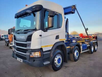 2018 Scania P410 8x4 Hook Loader - 2