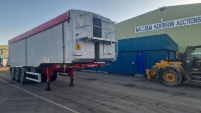 2014 Fruehauf Triaxle Alloy Body Tipping Trailer - 2