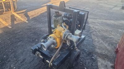 2018 Selwood D80 2 WHL Single Axle Drawbar Water Pump