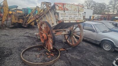 Wooden Horse Drawn Cart - 2