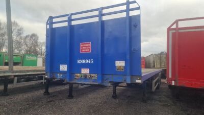 2013 SDC 45ft Triaxle PSK Flat Trailer