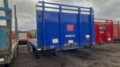 2013 SDC 45ft Triaxle PSK Flat Trailer - 3