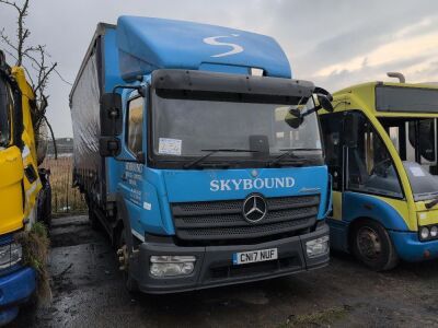 2017 Mercedes Atego 816 4x2 Curtainside Rigid