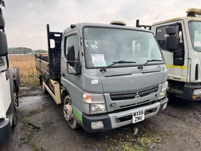 2016 Mitsubishi Canter 4x2 Dropside Tipper