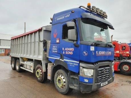 2015 Renault C430 8x4 Alloy Body Tipper