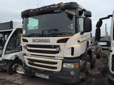 2015 Scania P370 8x2 Rear Lift Chassis Cab