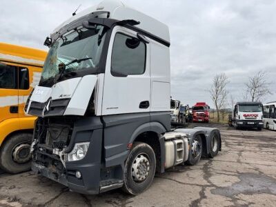 2021 Mercedes Actros 2548 6x2 Midlift Tractor Unit