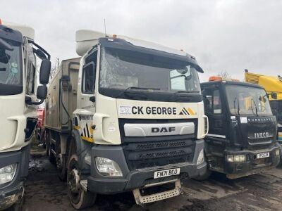 2021 DAF CF450 8x4 Alloy Body Tipper