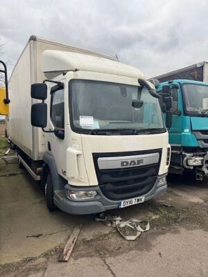 2016 DAF LF150 4x2 Box Van Rigid