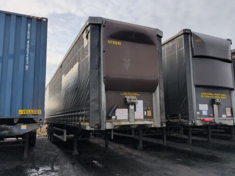 2013 Cartwright Triaxle Curtainside Trailer