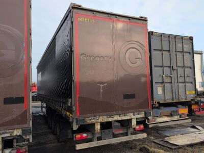 2013 Cartwright Triaxle Curtainside Trailer - 5