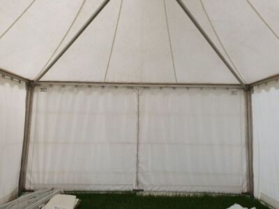 Complete 5m x 5m Garden Cottage Aluminium Framed Marquee - 7