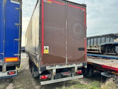 2014 Cartwright Triaxle Curtainside Trailer - 3