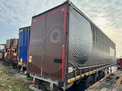 2014 Cartwright Triaxle Curtainside Trailer - 4
