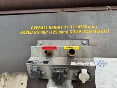 2014 Cartwright Triaxle Curtainside Trailer - 5