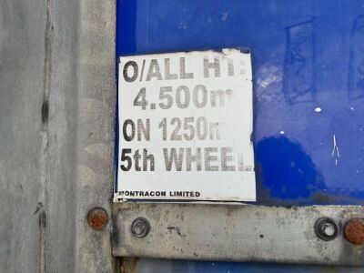 2010 Montracon Triaxle Curtainside Trailer - 10