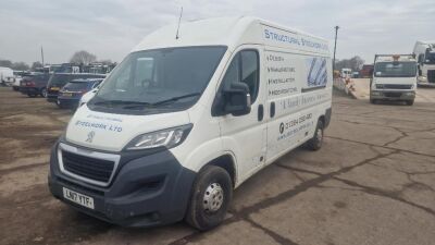 2017 Peugeot Boxer LWB Van