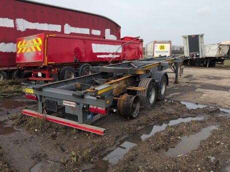 2018 Dennison Triaxle Skeletal Trailer