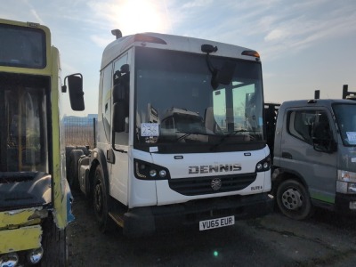 2015 Dennis Elite 6 6x2 Chassis Cab
