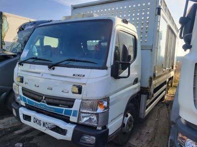 2016 Mitsubishi Fuso 7C15 4x2 Cage Sided Rigid