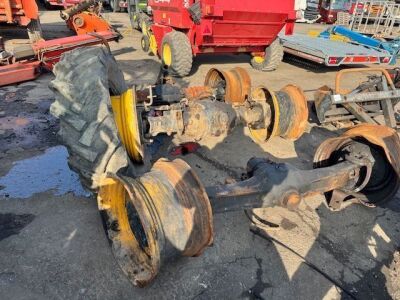 3 x Telehandler Axles with Hubs