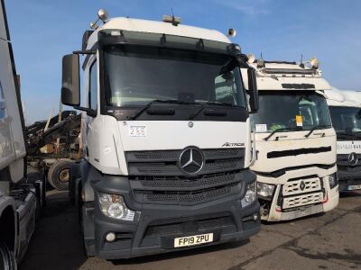 2019 Mercedes Actros 2446 6x2 Mini Midlift Tractor Unit