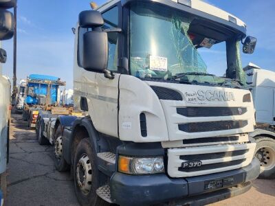 2017 Scania P370 8x2 Rear Steer Chassis Cab