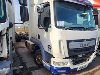 2016 DAF LF210 4x2 Box Van Rigid