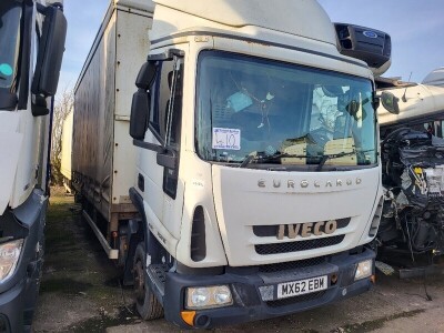 2012 Iveco Eurocargo 75E16 4x2 Curtainside Rigid