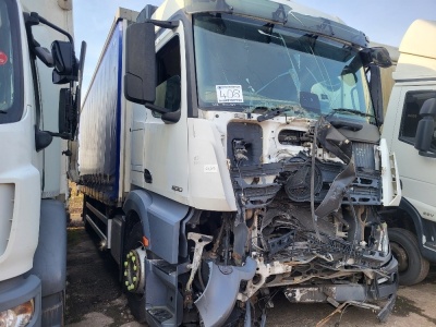 2016 Mercedes Actros 1830 4x2 Curtainside Rigid
