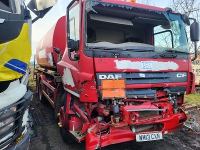 2013 DAF CF75 310 6x4 2000 Litre Fuel Tanker