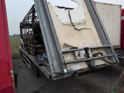 2015 Cartwright Triaxle Flat Trailer