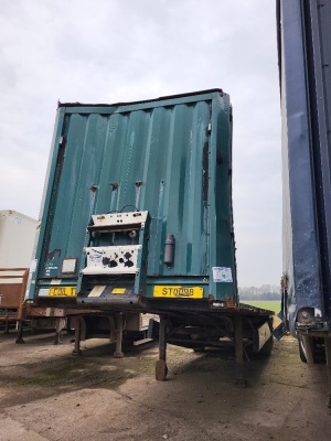 2015 Krone Triaxle Coil Well Flat Trailer - 5