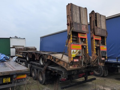 2008 King Trailers Tri Axle Low Loader Trailer - 7