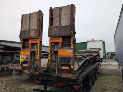 2008 King Trailers Tri Axle Low Loader Trailer - 9