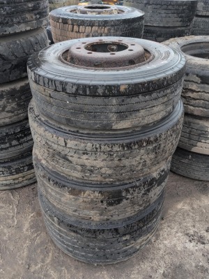 4x Steel Wheels & Tyres