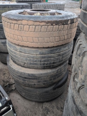 4x Steel Wheels & Tyres