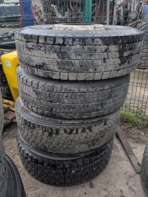 4x Steel Wheels & Tyres