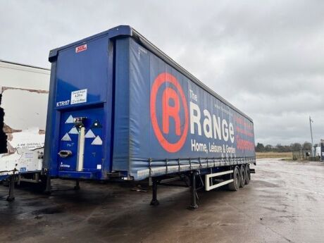 2014 SDC Tri Axle Curtainside Trailer
