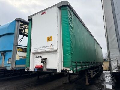 2013 SDC Tria Axle Curtainside Trailer - 3