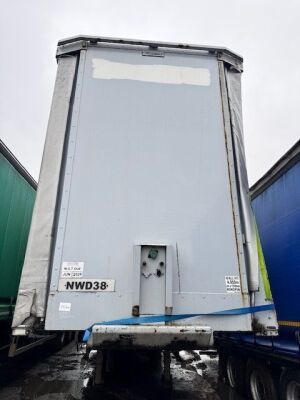 2002 Cartwright Tandem Axle Step Frame Curtainside Trailer - 2
