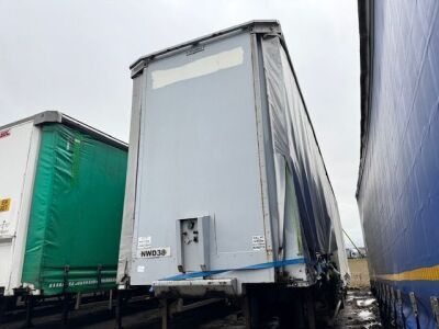 2002 Cartwright Tandem Axle Step Frame Curtainside Trailer - 3