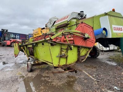 Claas Combine Header c/w: Trailer