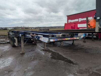 2015 Dennison Triaxle Skeletal Trailer