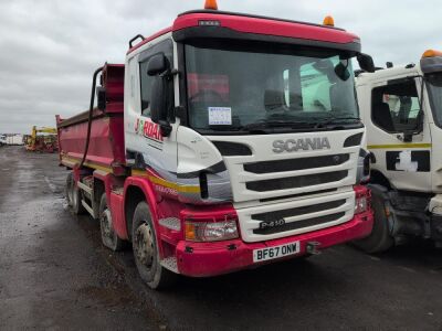 2017 Scania P410 8x 4 Steel Body Tipper