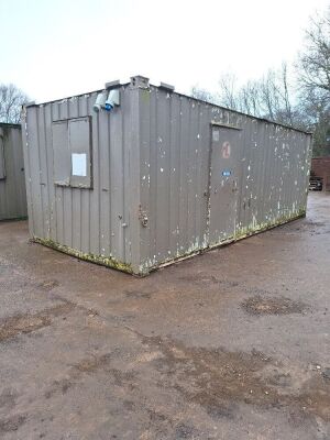 24ft x 10ft Antivandal Site Cabin